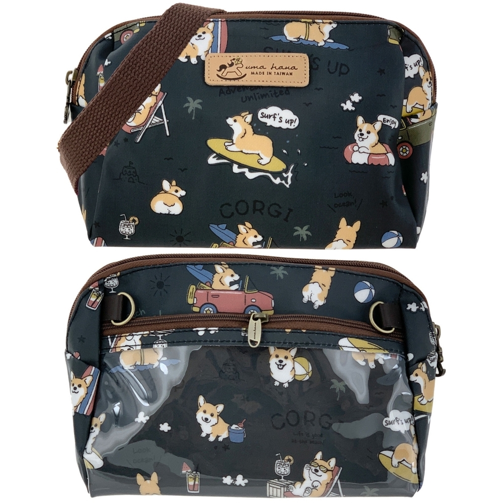 Waterproof Corgi Crossbody Shoulder Phone Purse